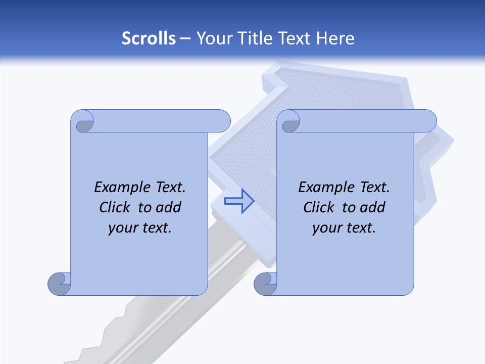 Metal Security Symbol PowerPoint Template
