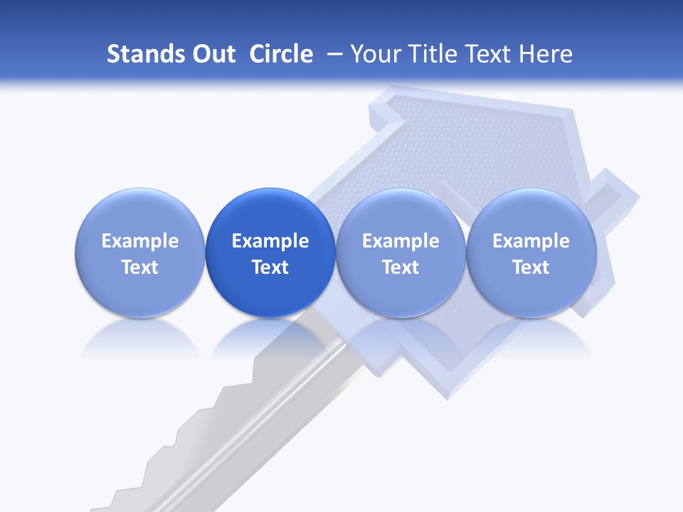 Metal Security Symbol PowerPoint Template