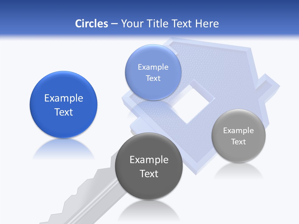 Metal Security Symbol PowerPoint Template