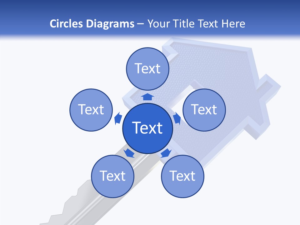 Metal Security Symbol PowerPoint Template