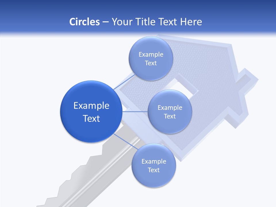 Metal Security Symbol PowerPoint Template