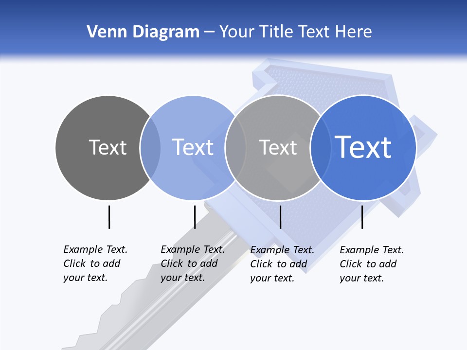 Metal Security Symbol PowerPoint Template