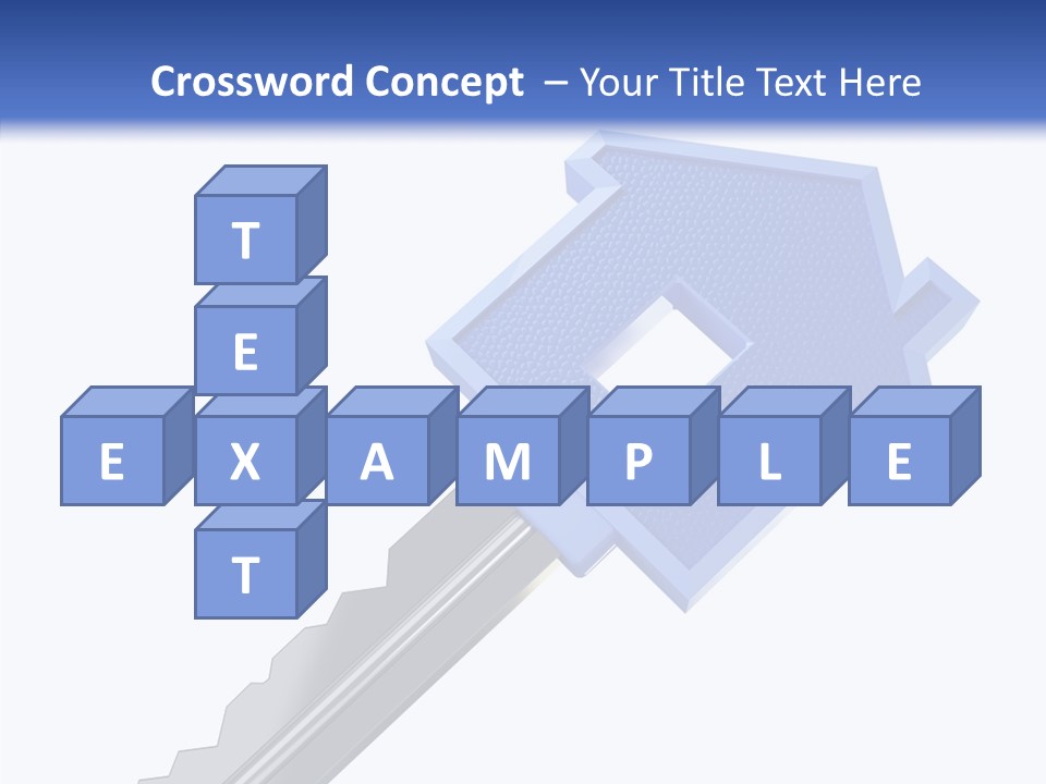 Metal Security Symbol PowerPoint Template
