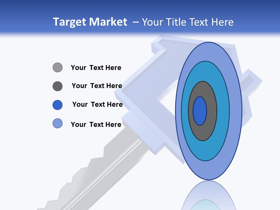 Metal Security Symbol PowerPoint Template
