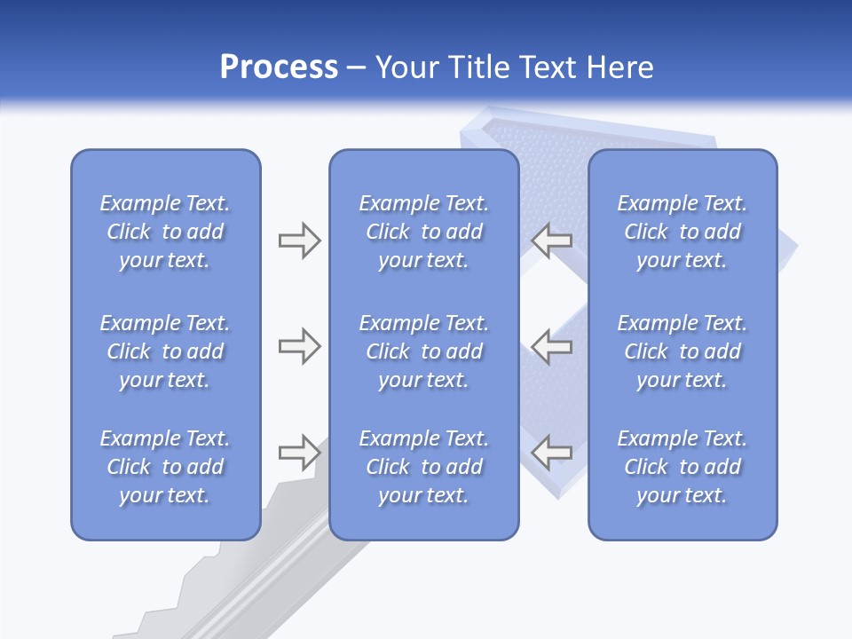 Metal Security Symbol PowerPoint Template