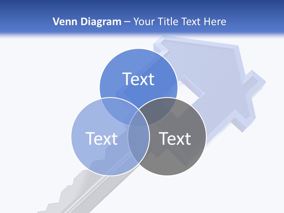 Metal Security Symbol PowerPoint Template