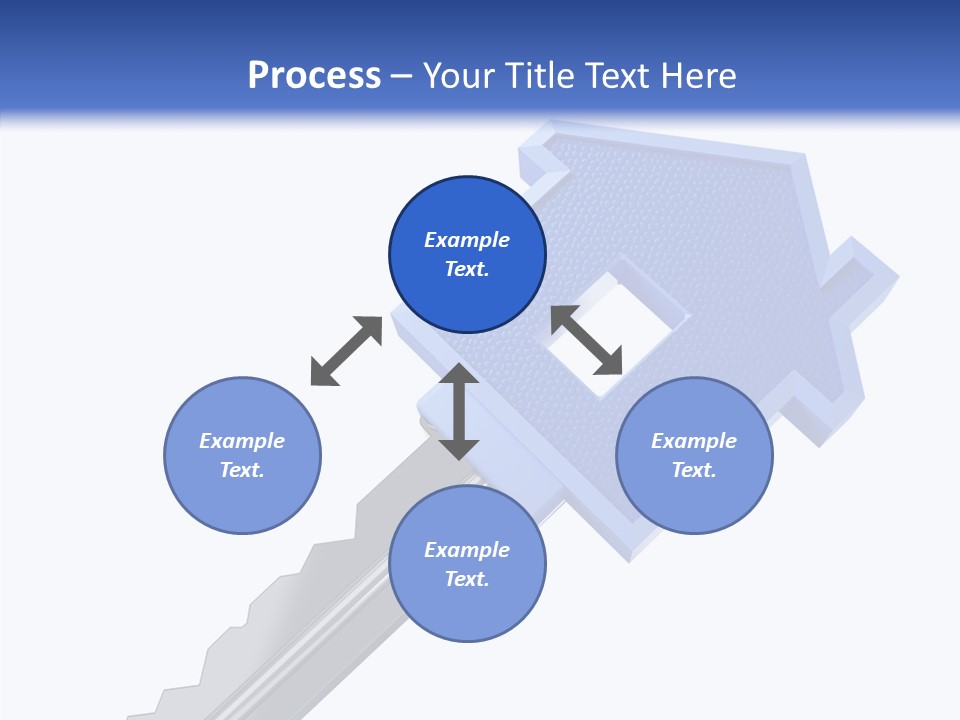 Metal Security Symbol PowerPoint Template