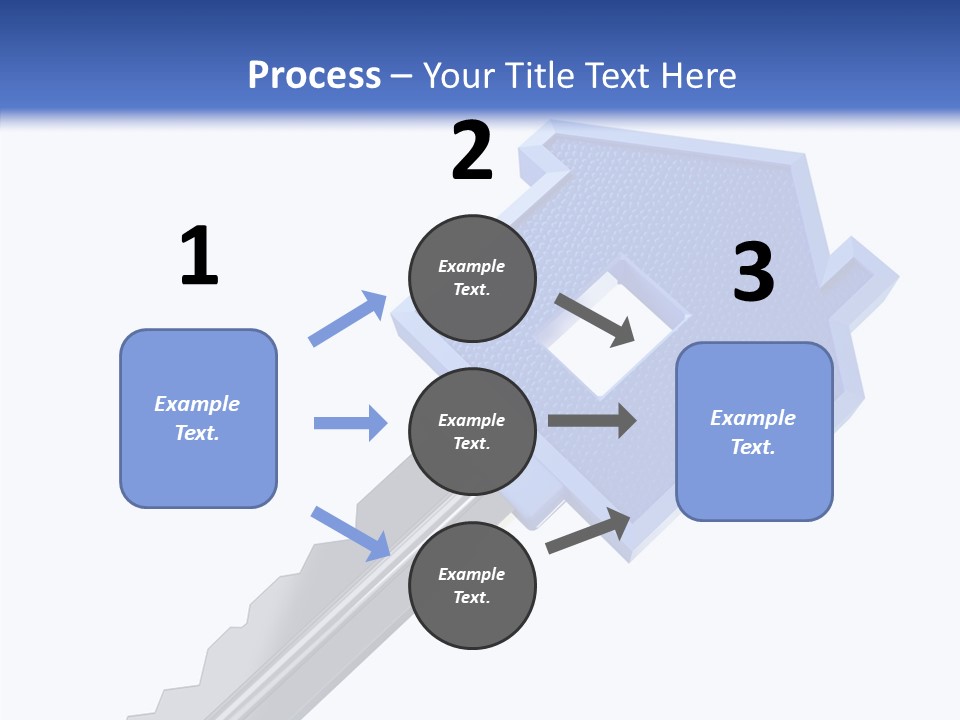 Metal Security Symbol PowerPoint Template