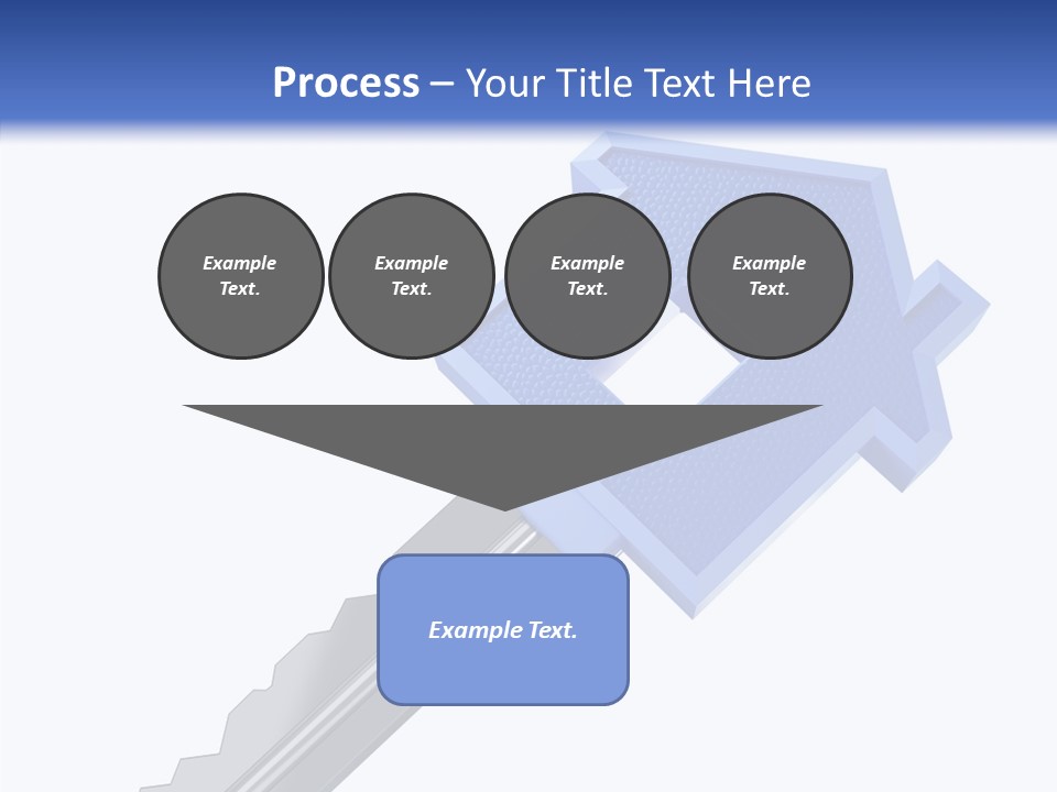 Metal Security Symbol PowerPoint Template