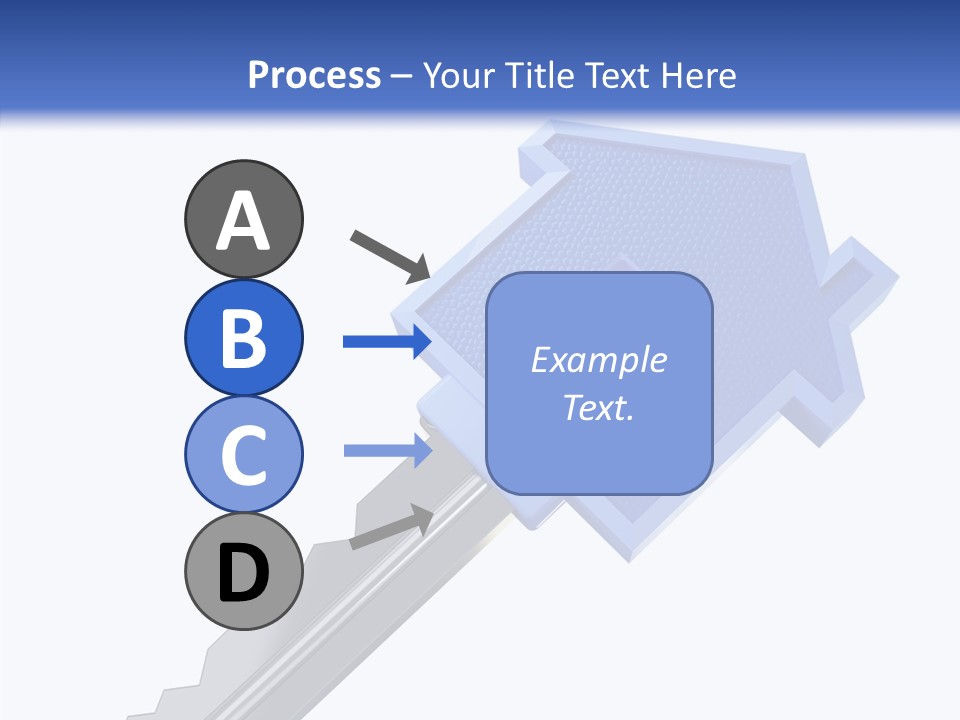 Metal Security Symbol PowerPoint Template