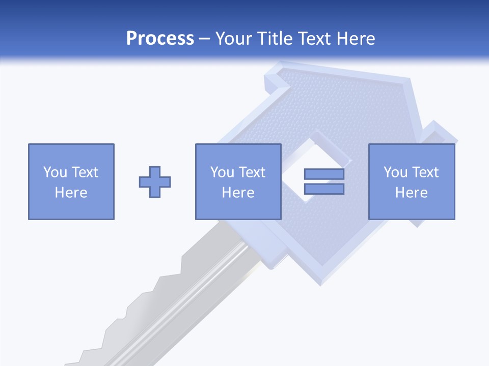 Metal Security Symbol PowerPoint Template
