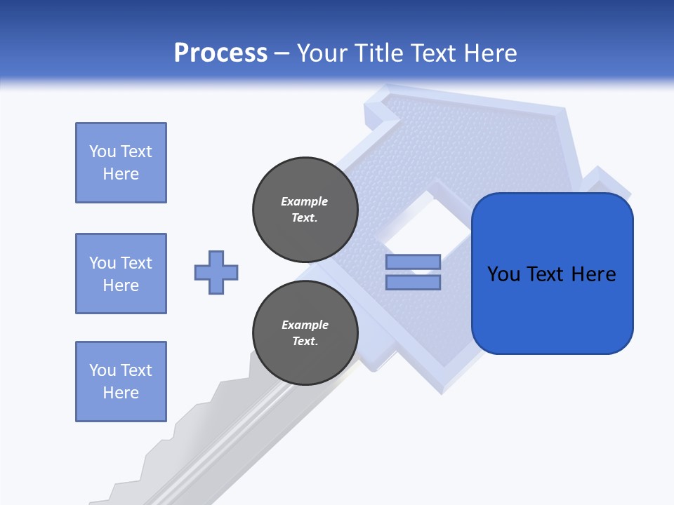 Metal Security Symbol PowerPoint Template