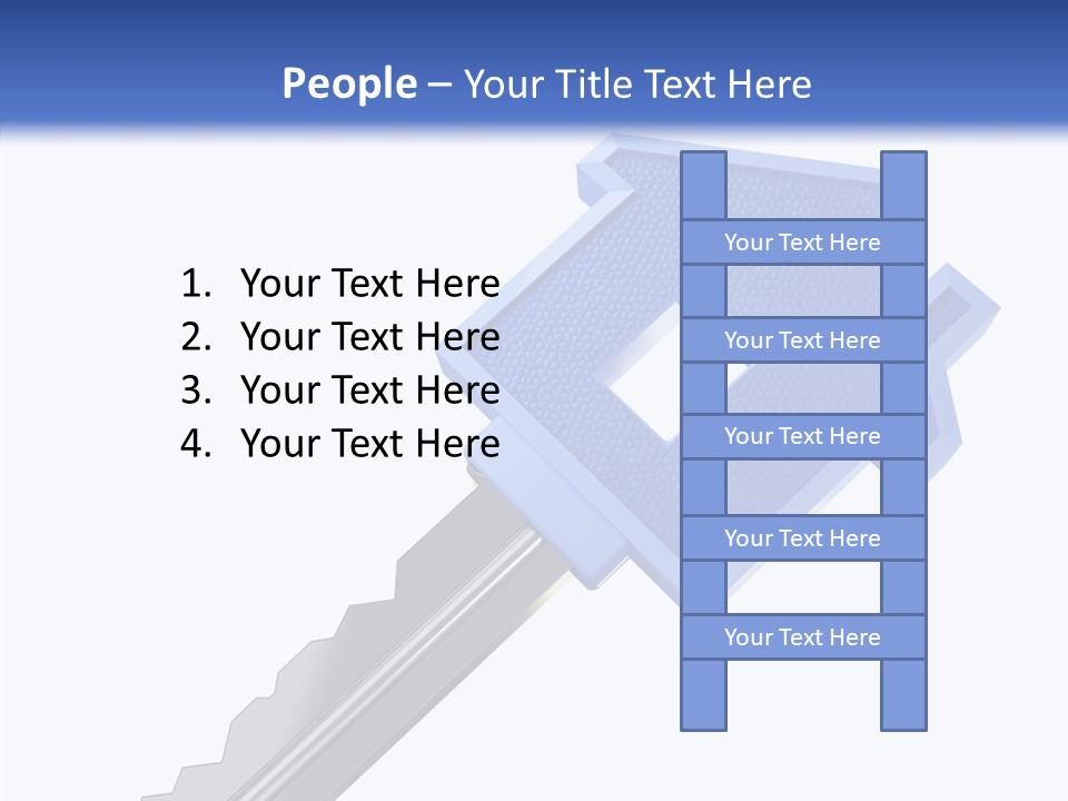 Metal Security Symbol PowerPoint Template