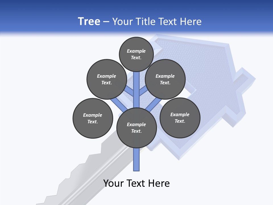 Metal Security Symbol PowerPoint Template