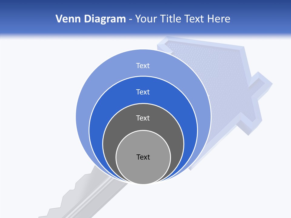 Metal Security Symbol PowerPoint Template