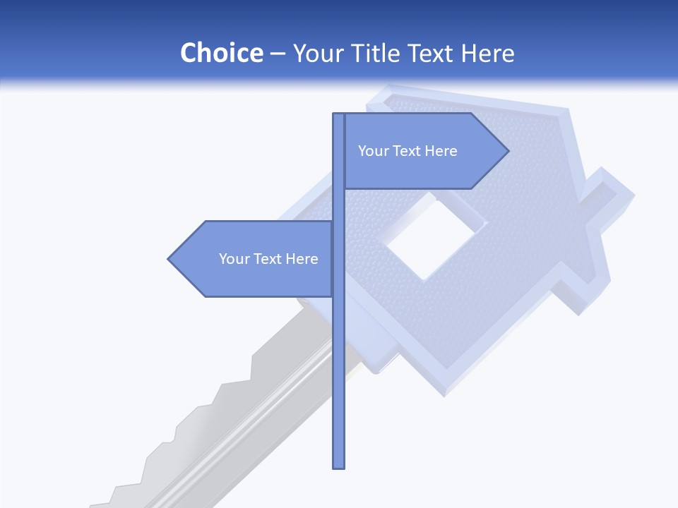 Metal Security Symbol PowerPoint Template