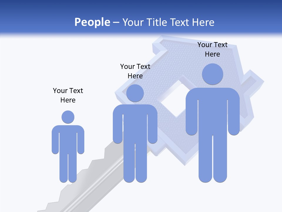 Metal Security Symbol PowerPoint Template