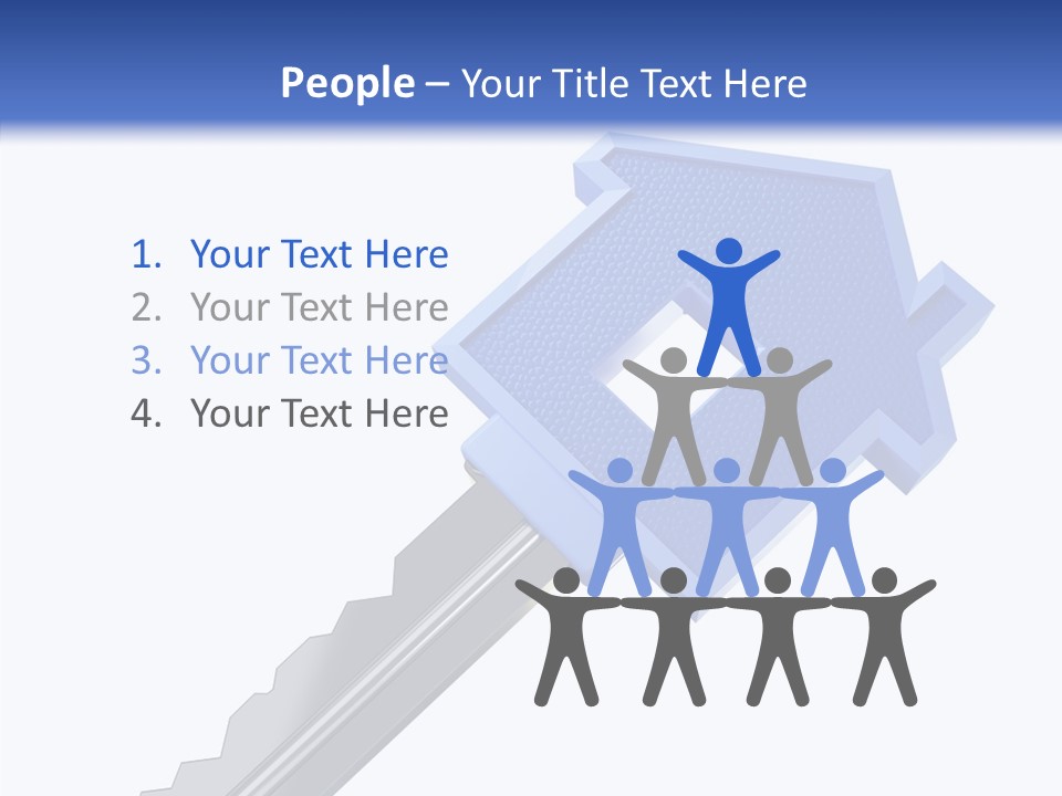 Metal Security Symbol PowerPoint Template