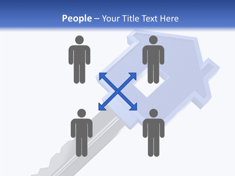 Metal Security Symbol PowerPoint Template