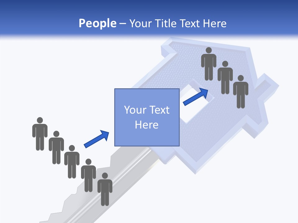Metal Security Symbol PowerPoint Template