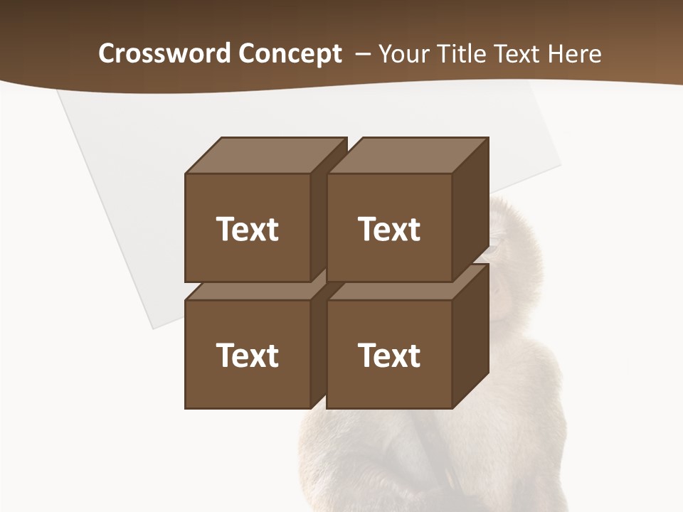 Hold Empty Animal PowerPoint Template