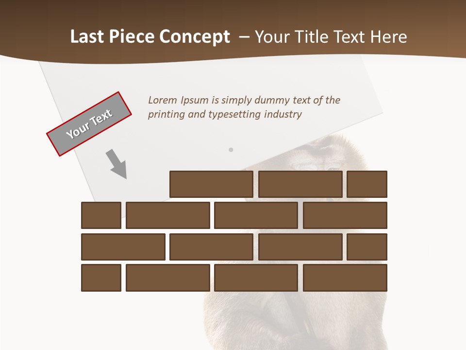 Hold Empty Animal PowerPoint Template