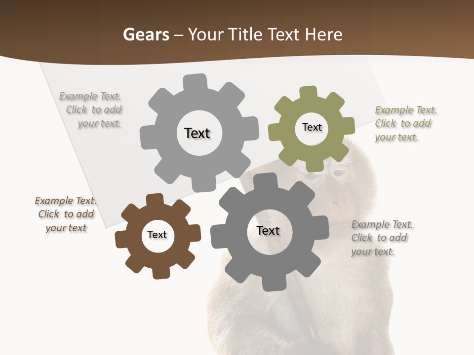 Hold Empty Animal PowerPoint Template