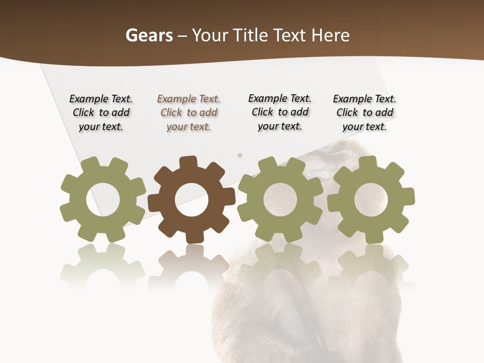 Hold Empty Animal PowerPoint Template