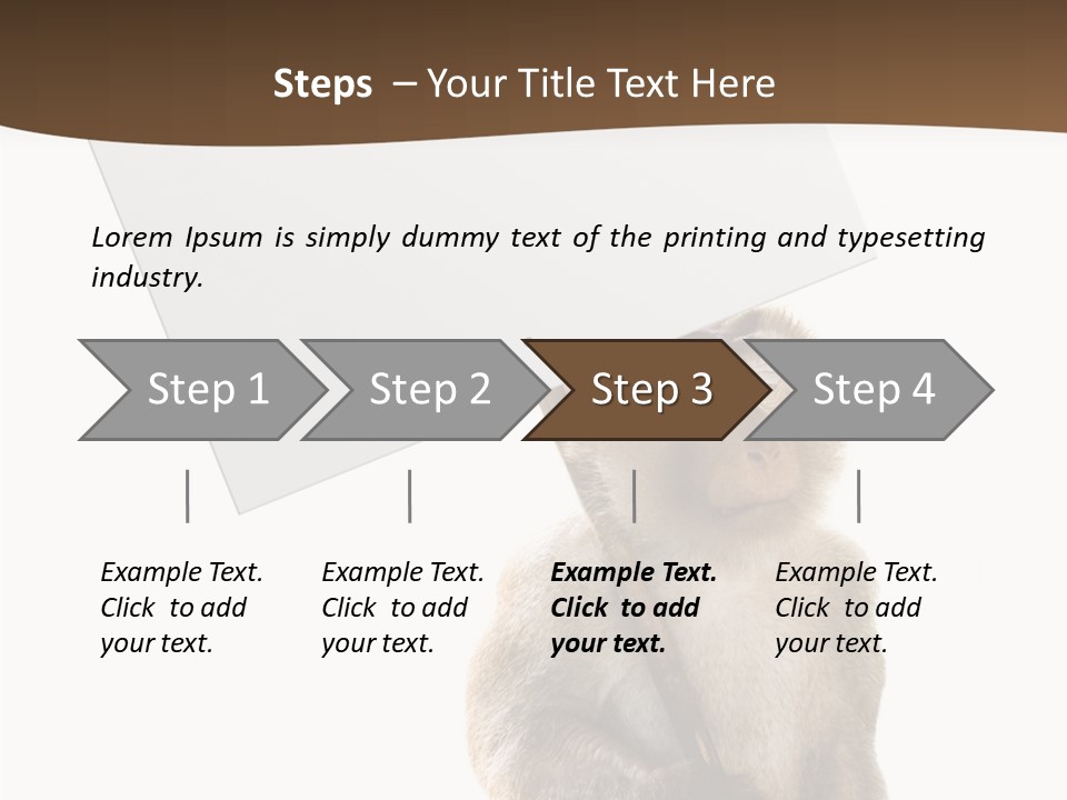 Hold Empty Animal PowerPoint Template