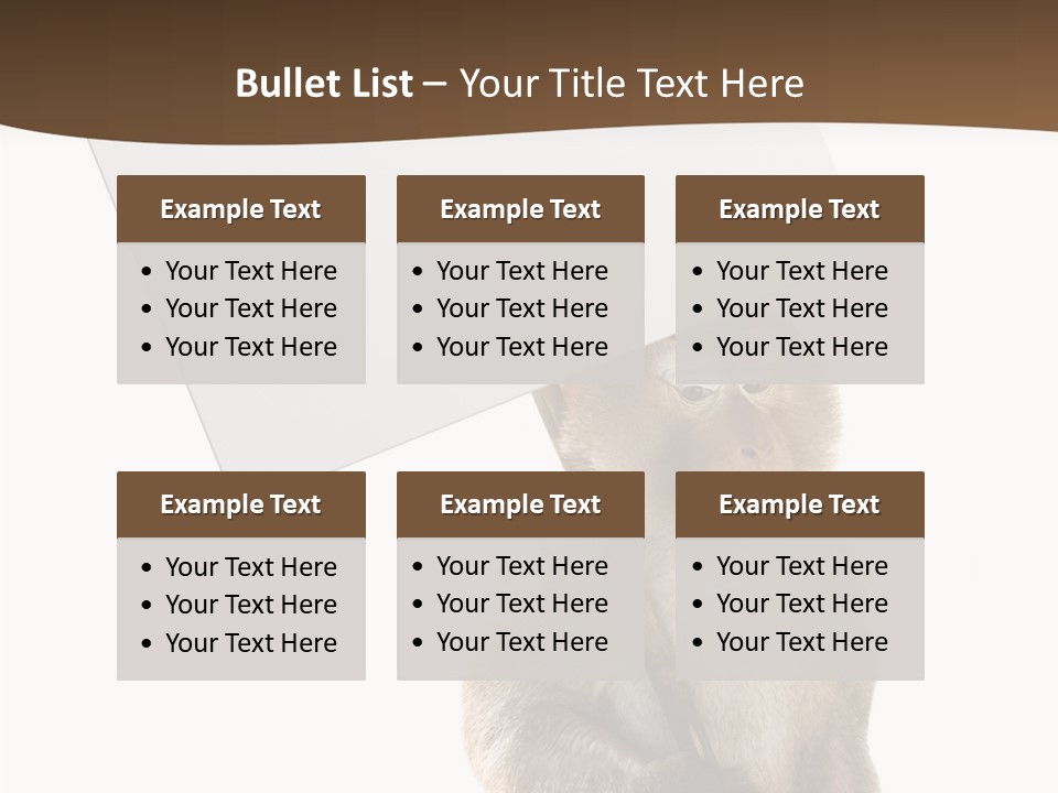 Hold Empty Animal PowerPoint Template