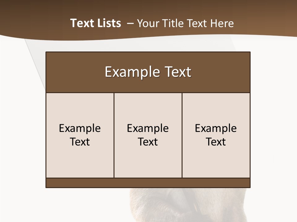 Hold Empty Animal PowerPoint Template