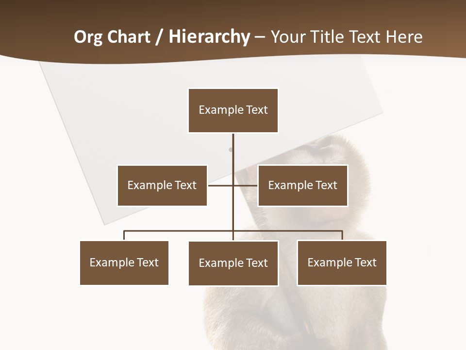 Hold Empty Animal PowerPoint Template