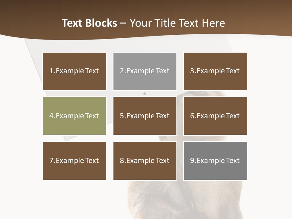 Hold Empty Animal PowerPoint Template