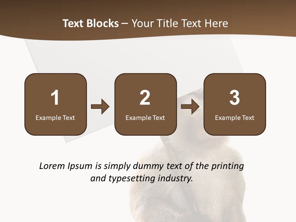 Hold Empty Animal PowerPoint Template