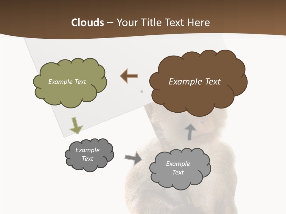 Hold Empty Animal PowerPoint Template