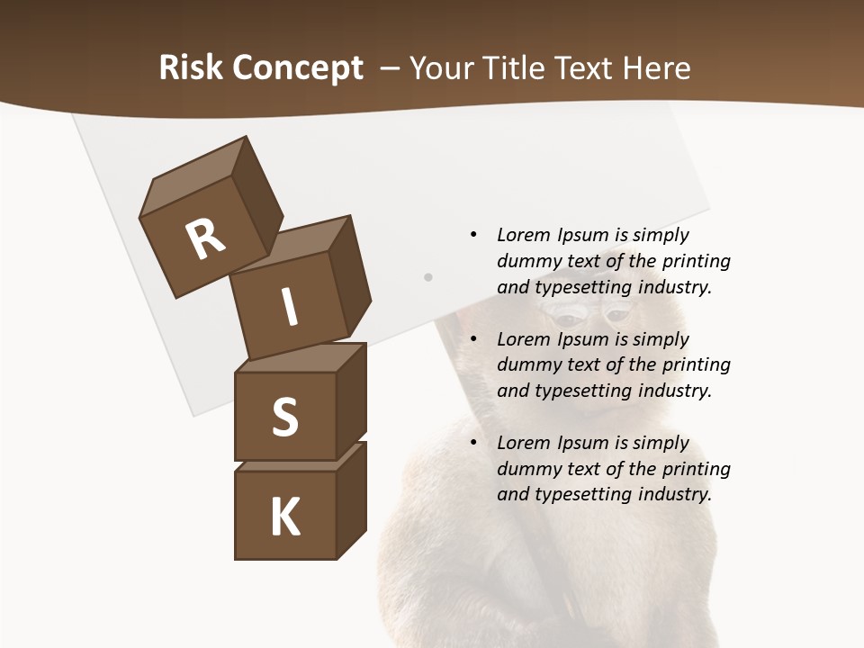 Hold Empty Animal PowerPoint Template