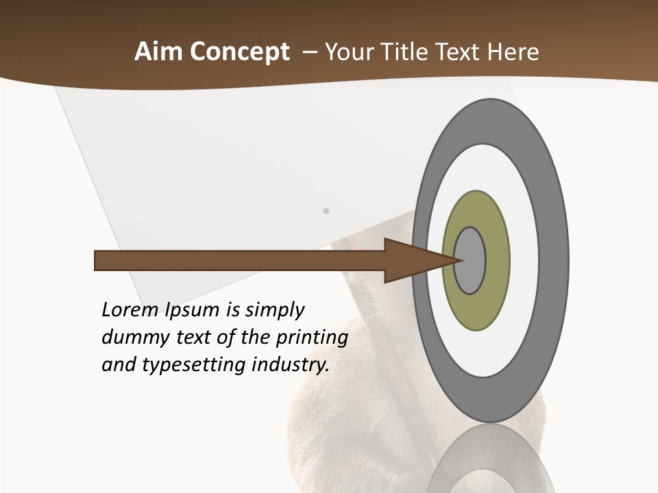 Hold Empty Animal PowerPoint Template