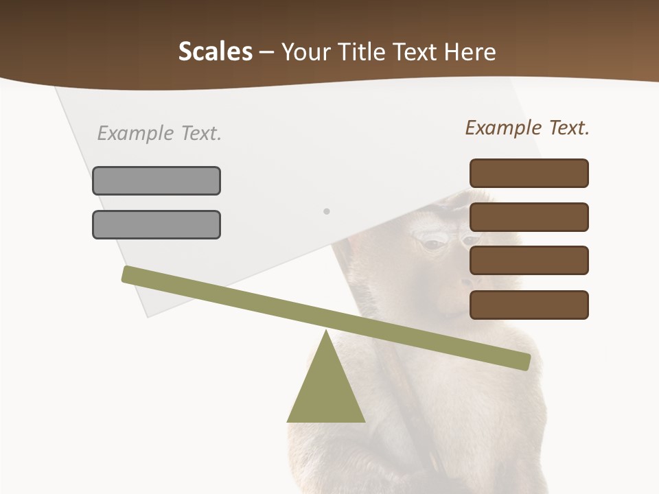 Hold Empty Animal PowerPoint Template