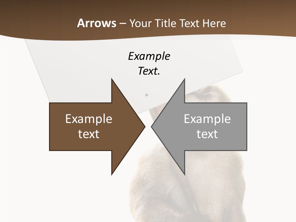 Hold Empty Animal PowerPoint Template