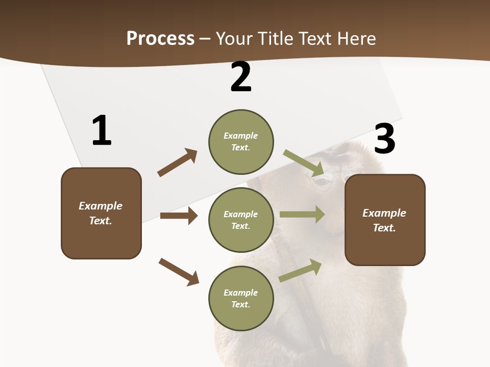 Hold Empty Animal PowerPoint Template
