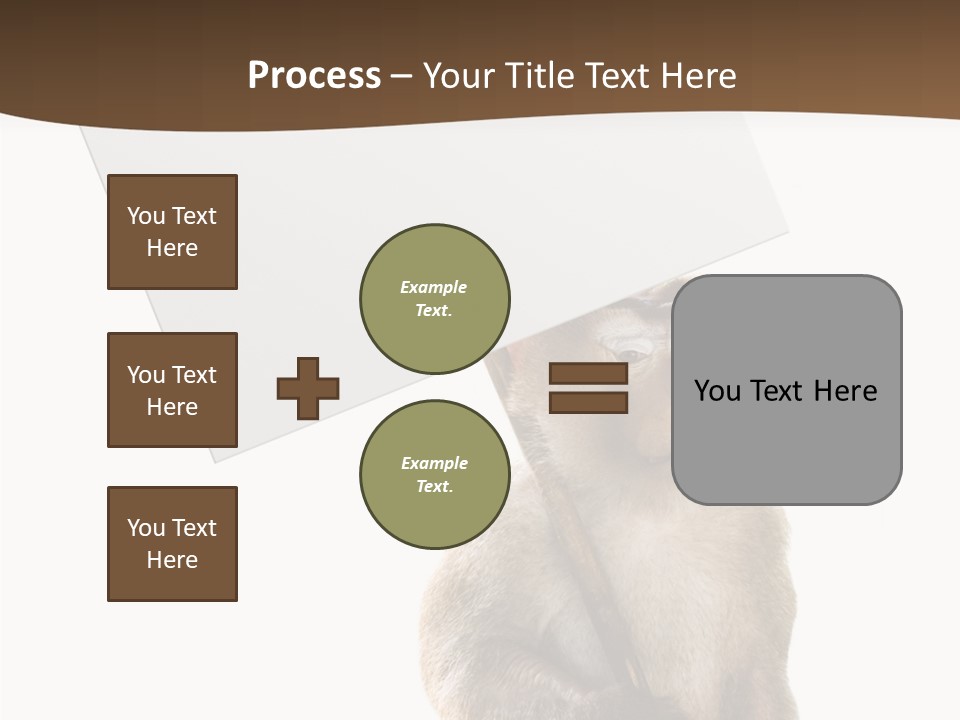 Hold Empty Animal PowerPoint Template