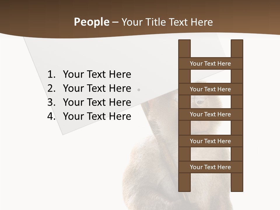 Hold Empty Animal PowerPoint Template