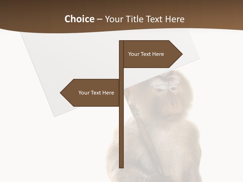 Hold Empty Animal PowerPoint Template