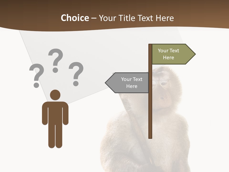 Hold Empty Animal PowerPoint Template