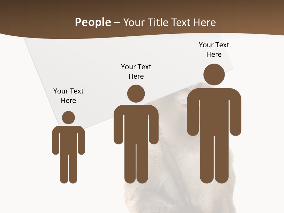 Hold Empty Animal PowerPoint Template