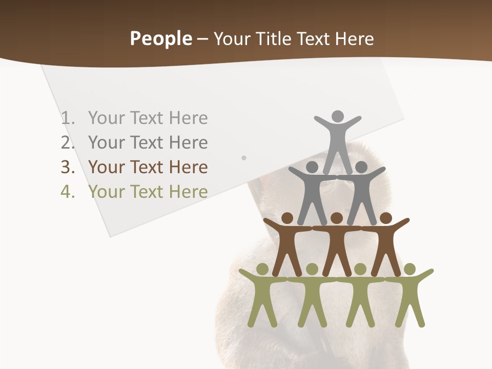 Hold Empty Animal PowerPoint Template