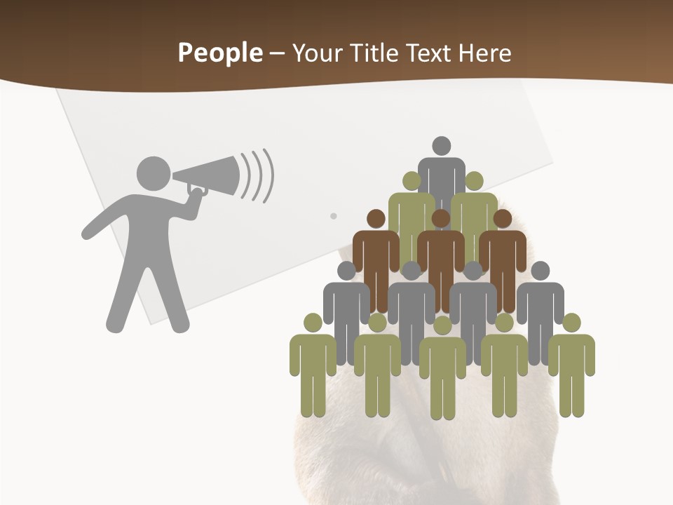 Hold Empty Animal PowerPoint Template