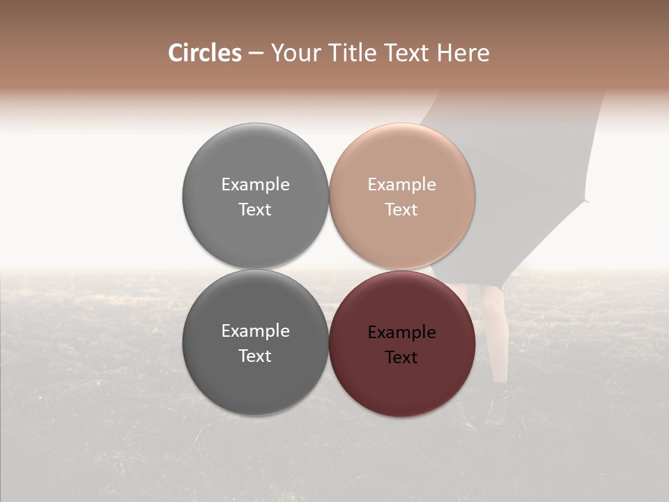 Cataclysms Clothes Tornado PowerPoint Template