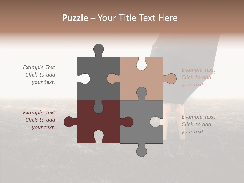 Cataclysms Clothes Tornado PowerPoint Template