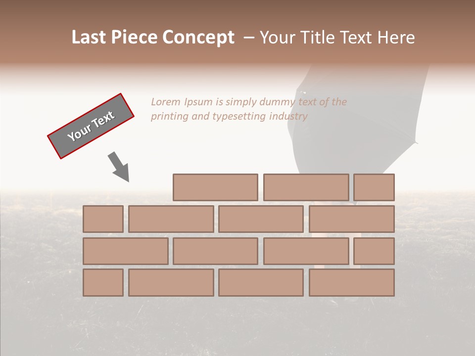 Cataclysms Clothes Tornado PowerPoint Template